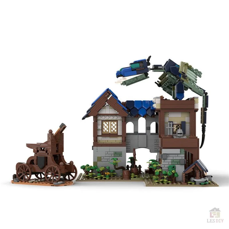MOC-75365-Drachen-Attacke-Klemmbausteine-4