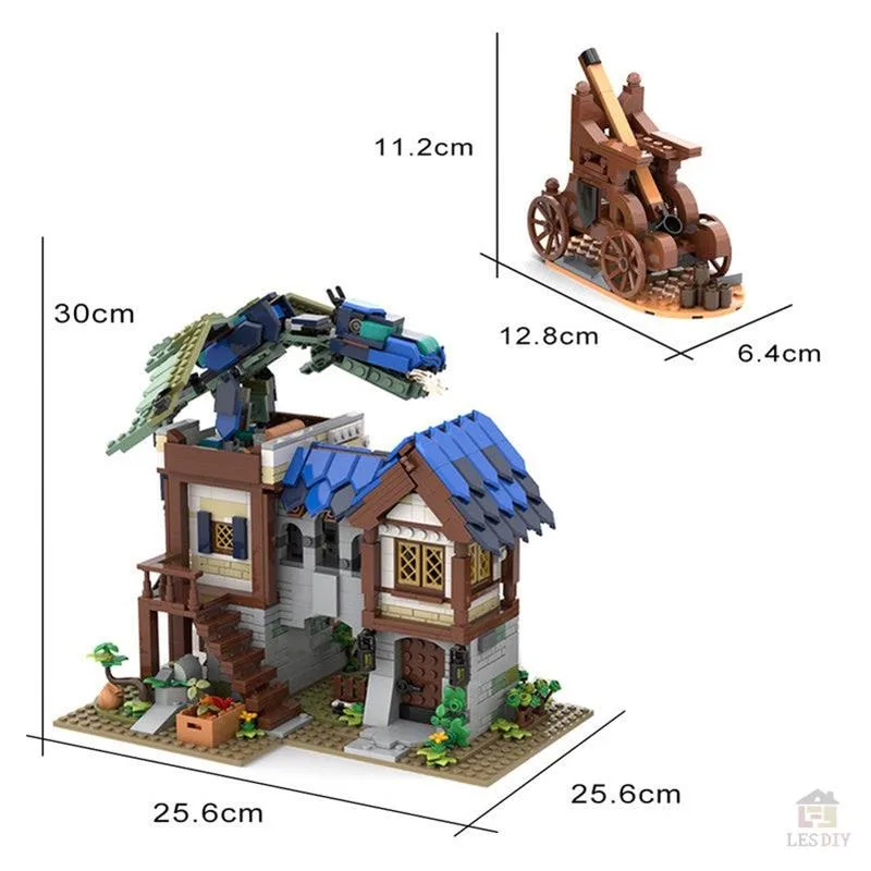 MOC-75365-Drachen-Attacke-Klemmbausteine-5