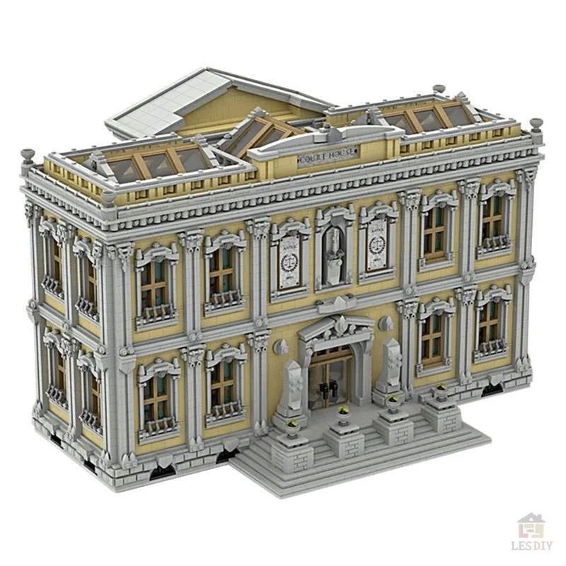 MOC-77106-Das-Gerichtsgebaude-Keine-Aufkleber-Enthalten
