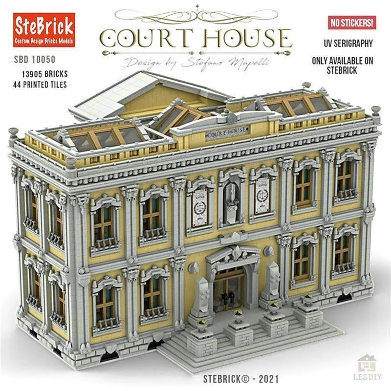 MOC-77106-Das-Gerichtsgebaude-Keine-Aufkleber-Enthalten-2