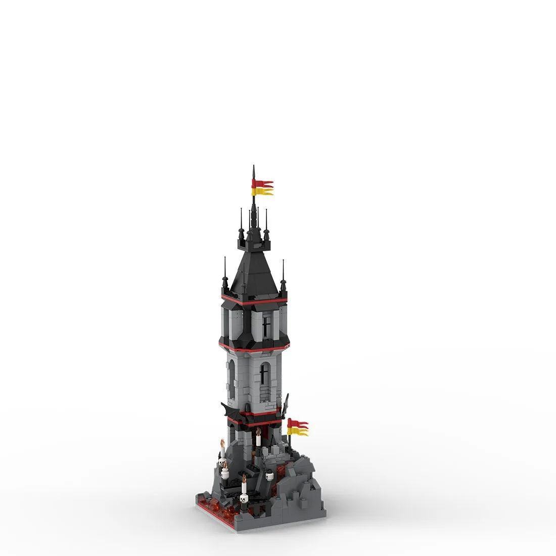 moc-176957-fright-knights-volcanic-outpost-klemmbausteinelesdiylesdiy-852372
